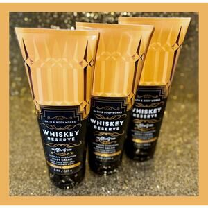 Bath & Body Works Whiskey Reserve Men's Shop Ultimate Hydration Body Cream x3